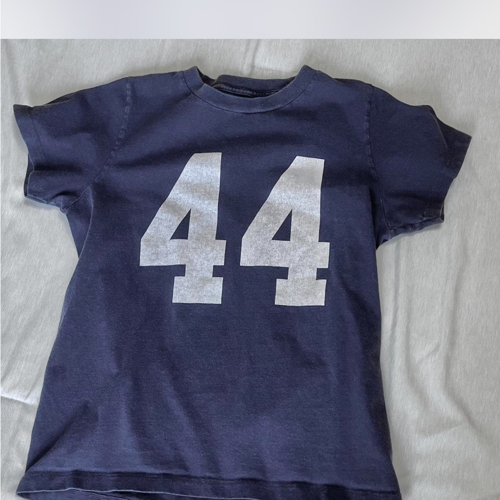 Brandy Melville Navy Blue Number Tee